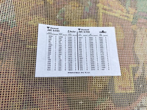 Diamant Needlepoint Tapestry Canvas Horse Carriage Sleigh 43in X 19in 10 Count - Picture 5 of 5