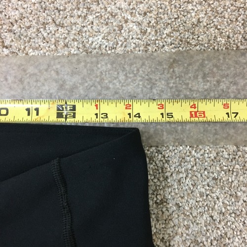 Under Armour Pants Medium Adult Black Compression Capri Leggings Logo Womens M - Picture 7 of 9