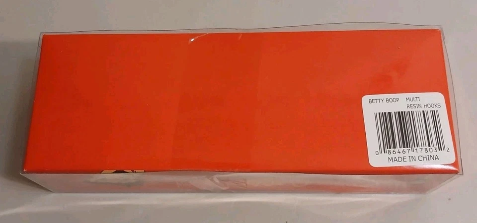 Ganchos para cortina de ducha de resina decorativa Betty Boop Vintage 1997 12 NUEVOS EN CAJA Foto 4 de 4