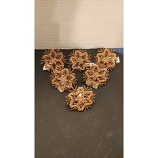 Pier one - Pier 1 - snowflake napkin rings - brand new with tags - set of 6