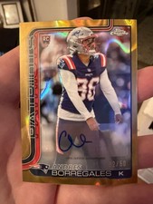 2025 Andres Borregales Topps Chrome RC AUTO RRA-AB0 Gold Wave Refractor /50 🔥