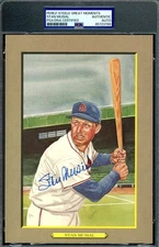 Stan Musial PSA DNA Signed Perez Steele Great Moments Postcard Autograph