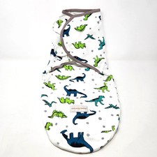 Swaddle Sleep Sack Wrap Dinosaur Print MIRACLE BABY Infant Hook and Loop Large