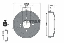 Tambour de frein Kia PICANTO