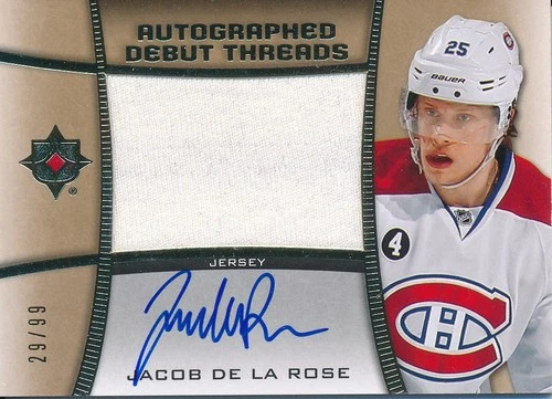 2015/16 Ultimate Collection ADT-JD Jacob de la Rose Autographed Debut Threads