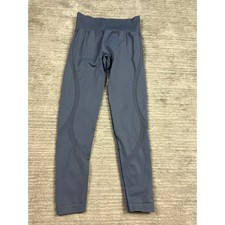 Unbranded Leggings Womens S Slate Blue Scrunch Butt Seamless High Rise Athletic