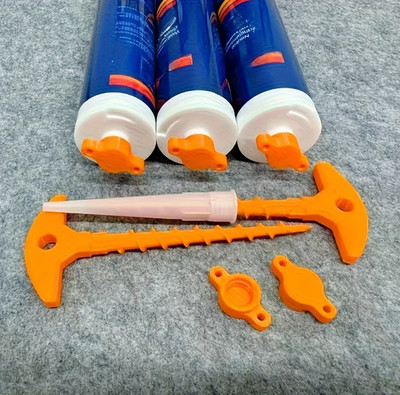 2pcs Silicone Seal Cap & Nozzle Removal Tool Set Prevent Drying Hand Tool - NEW