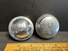 2 Different Vintage Welsh Pedal Car/Wagon Hub Caps