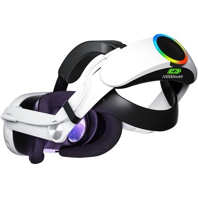 RGB Light Head Strap with 10000mAh Battery for Oculus/Meta Quest 3 Accessories