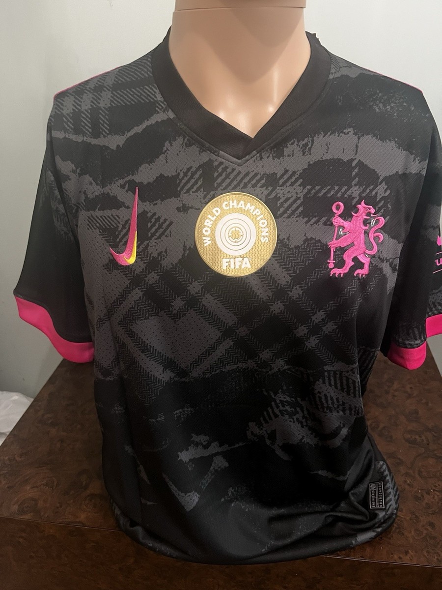 Caicedo #25 Chelsea FC Club World Cup Custom Black Jersey EU 2XL