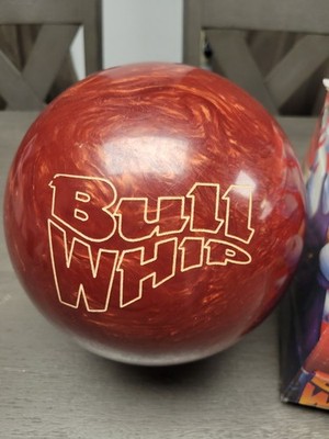 USEDレッドボール104球 Original Undrilled New AMF BULL WHIP Red Pearl Bowling Ball NEW W