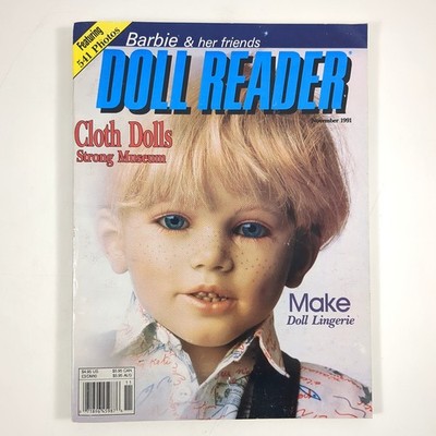 Doll Reader November 1991 Cloth Dolls Barbie Hobby Magazine