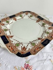 Vintage (1920’s/30’s) Burgess Brothers Carlisle Ware Imari Design Cake Plate