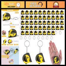 50 Pcs Mini Retractable Tape Measure 3FT - Pocket Size Measuring Tool for Partie