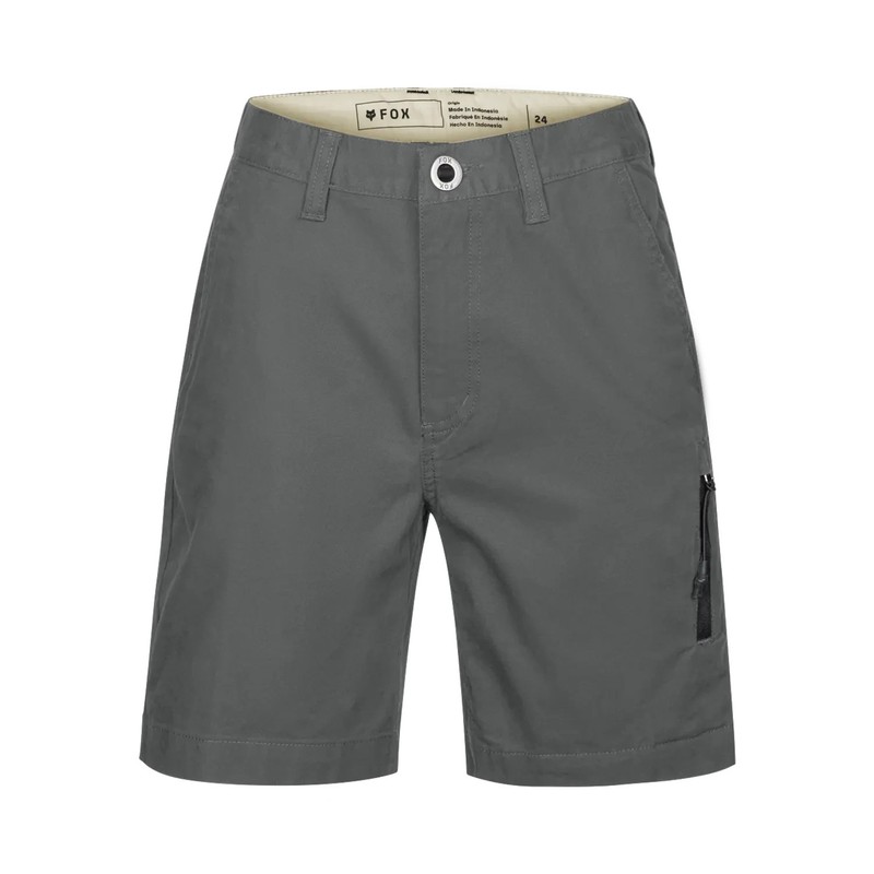 Fox Racing Youth Essex Short PTR (Grey)  8 24"  Classic chino style BNWT