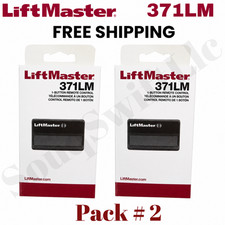 2-Pack LiftMaster 371LM Garage Door Opener Remote - Black Free Shipping