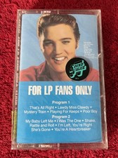 Elvis Presley  For LP Fans Only  Cassette  Factory Sealed New