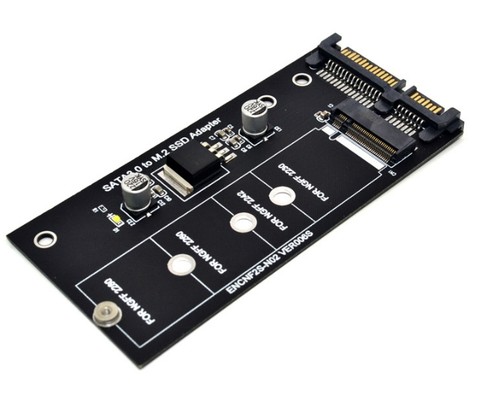 M2 zu SATA3 Adapterkarte Hocheffiziente SATA M2.SSD Convert Adapterkarte