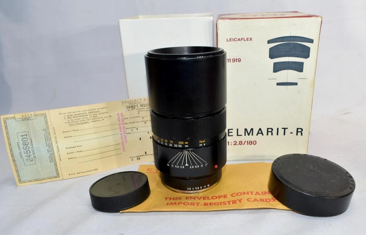 Leica ELMARIT-R f/2.8 180mm Camera Lenses for sale - eBay