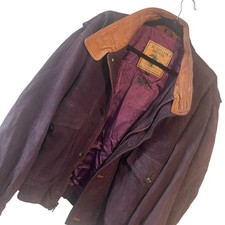 Vintage M. Julian Wilson’s Leather Jacket Mens 40 Purple Retro Full Zip