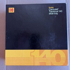 Vintage Kodak Carousel Transvue 140 Projector Slide Tray With Original Box