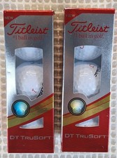 NEW Titleist DT Trusoft Golf Balls 2 Sets 6 Balls Total