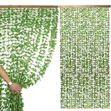 Tenda Antimosche Tenda Porta Anti Insetti Bamboo con Foglie Amazzonia