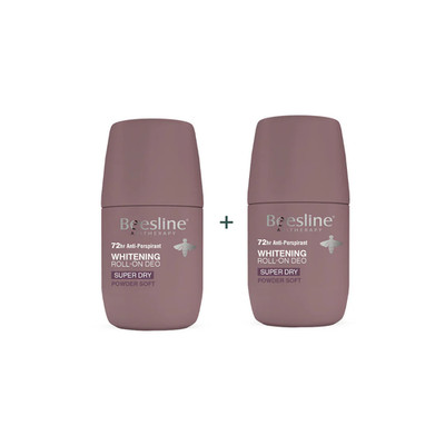 Beesline Powder Soft Roll-On Deodorant | 48H Protection with a Silky Soft Touch