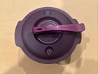 Tupperware Pressure Cooker Microwave Round 3 Quarts Burgundy Red 7643a