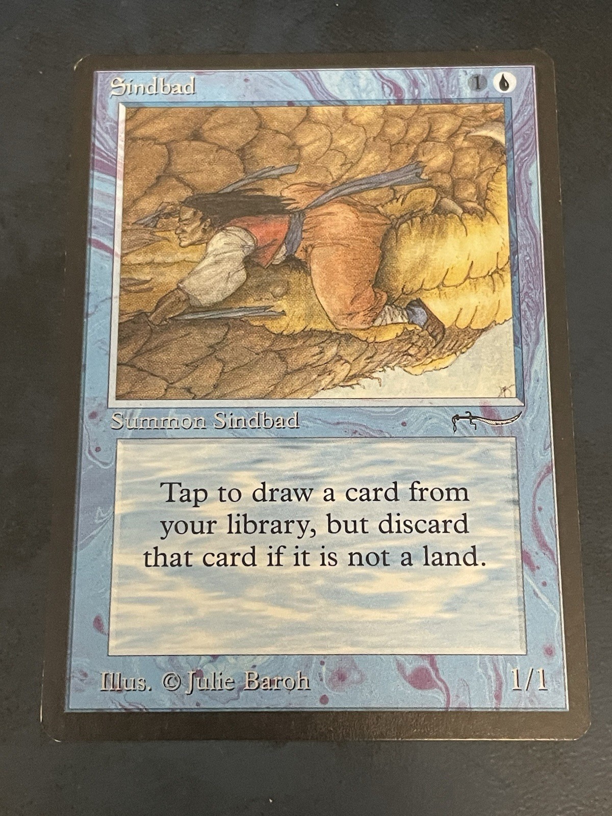 Sindbad Arabian Nights MTG Magic the Gathering Card LP