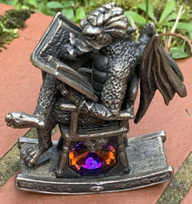 Tudor Mint Myth & Magic #3168 Remember Them All Dragon Figurine Fantasy