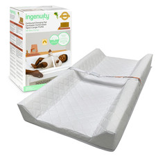 Contoured Changing Pad   Includes Waterproof Changing Liner and Safety Fastening