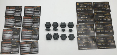Battletech Battleline  Support Battle & Fire Lance (Damage to one of the minis)