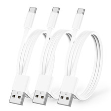 6Inch USB a to USB C Cable, 3Pack Type C Charger Cord for Iphone 17/16/15