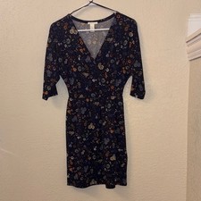 H&M Blue Floral Dress~Sz Extra Small