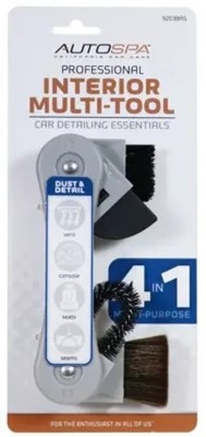 AUTOSPA Car Detailing Essential 4-in-1 Car Interior Cleaning Multi-Tool