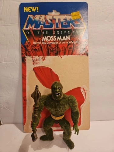 MOTU,Vintage,MOSS MAN,Masters of the Universe,figure,100% Complete,Mace,he man