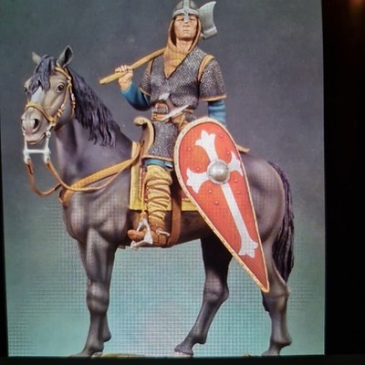 Ca. 120mm...1/16...Resin/harz figur...The war lord...Normann Warrior...