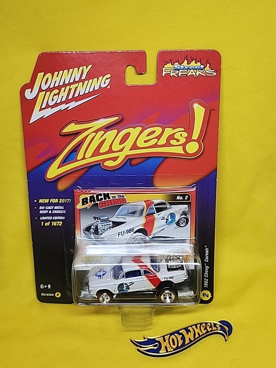 Johnny Lightning Street Freaks Zingers 1962 Chevy Corvair Back