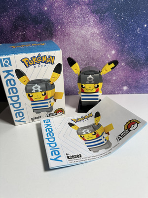 Keeppley X Pikachu Pokémon Asia Vivid Kuppy Building Blocks Set Team Aqua K20202