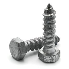 14 Hot Dipped Galvanized Steel Lag Screw Bolt - Select Length Pkg Qty 14 Hot Dipped Galvanized Steel Lag Screw Bolt - Select Length Pkg Qty