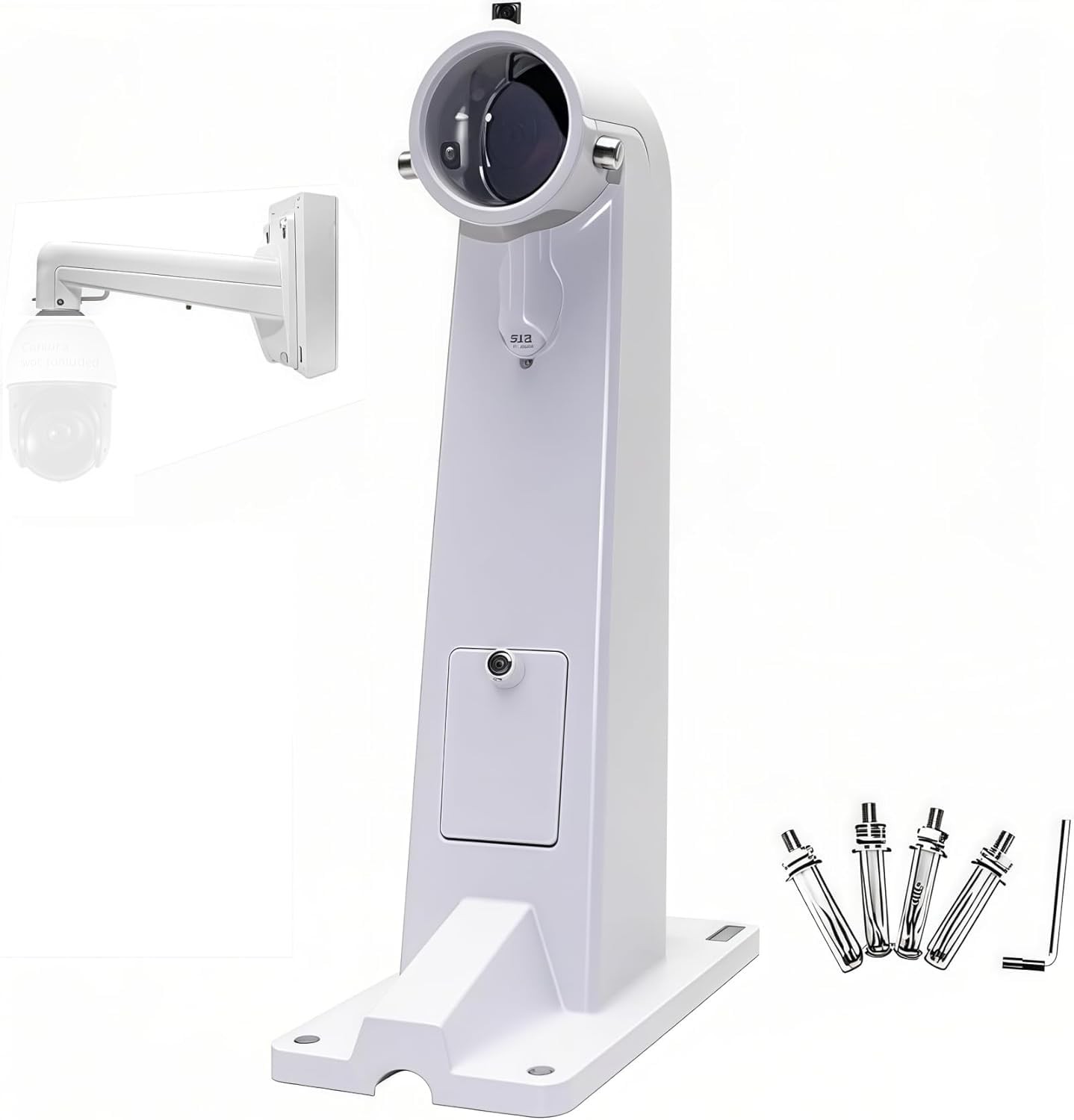 Heavy-Duty Aluminum Alloy Universal Wall Mount Bracket for Hikvision/Dahua/Ax...