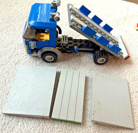 LEGO CITY 7898 No.7 + No.8 👉Forklift + Truck👈and LEGO 6679 👉Speed Boat 👈