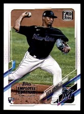 2021 Topps Employee Edition # 25 Sixto Sanchez RC Miami Marlins