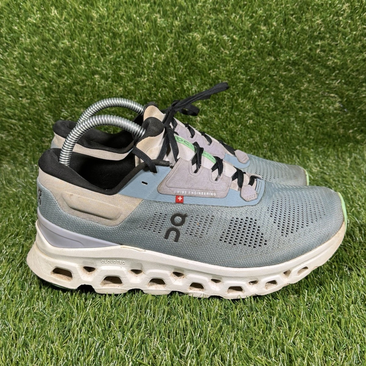 On Trainers Size 9 Women's Nimbus Grey Helion Cloudstratus 3 Road