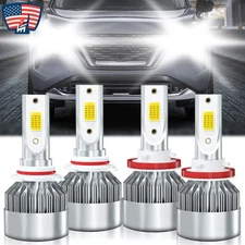 For Nissan Rogue 2008-2013 LED Headlight Bulbs High&Low Beam Kit White 6000K