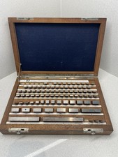 CEJ Sweden Imperial Slip Gauge Block Set, 85 Pcs C.E. Johansson Jo blocks 