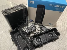 WD 14TB 3.5" External USB Hard Drive (WDBAMA0140HBK) 100% - Original Box