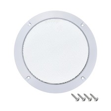 8" Speaker Grill Mesh Decorative Circle Woofer Guard Protective Cover White