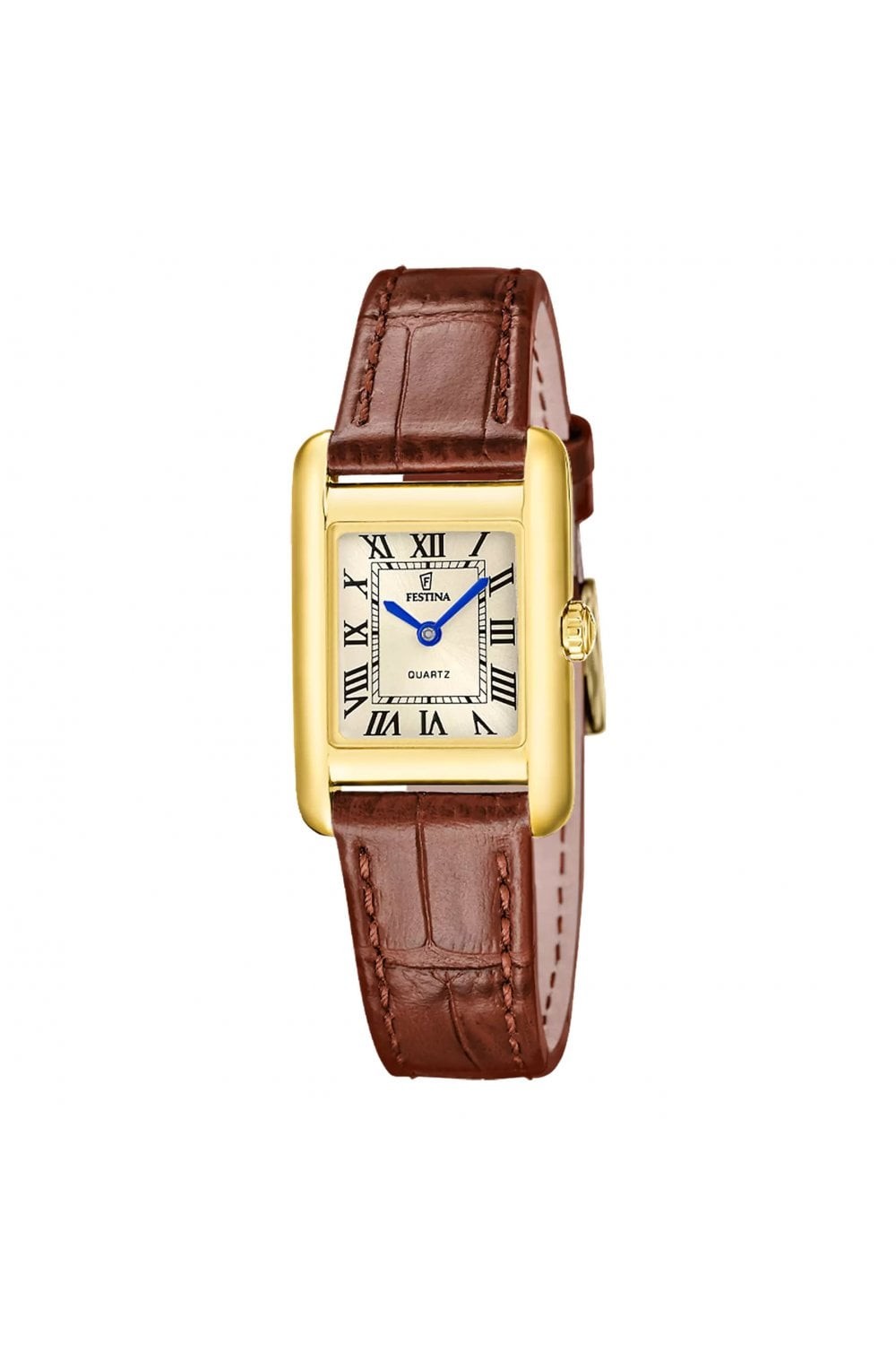 Festina Ladies Gold On The Square 23mm Stainless Steel Dress Watch F20774-2